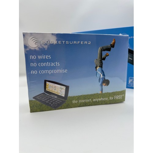 107 - Sealed Pocket surfer 2 , Boxed Psion Oraganiser II + Boxed MSI Pocket Laptop