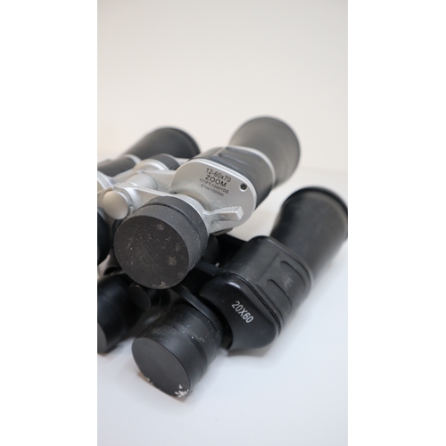 79 - Two sets of Binoculars - 12-60 x 70 + Zennox 20 x 60