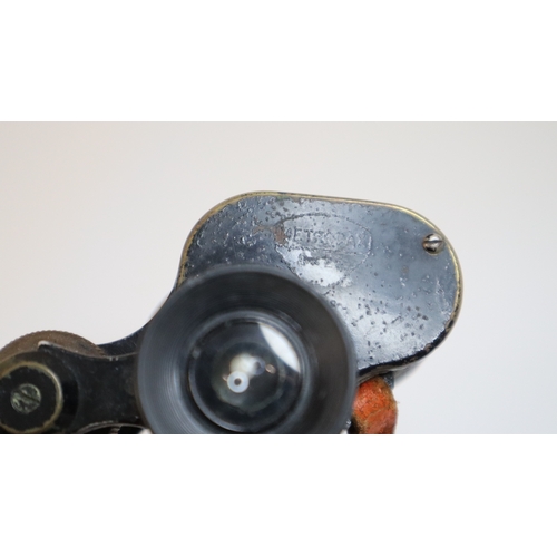 84 - 3 sets of vintage Binoculars + Monocular Scope  - Dialyt 10 x 40 B, French Fournier Metropax 8 x 28 ... 