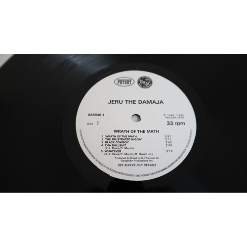 96 - Three Hip Hop Vinyl LP Albums - Def Jef Soul Food, Jeru The Damaja Wrath of Math & Case Unlock the F... 