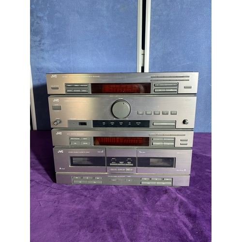 122 - JVC stereo receiver system