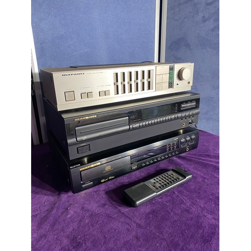 128 - Three Marantz Hi-fi separates - Amplifier PM351, CD-52MK2, CD 63SE