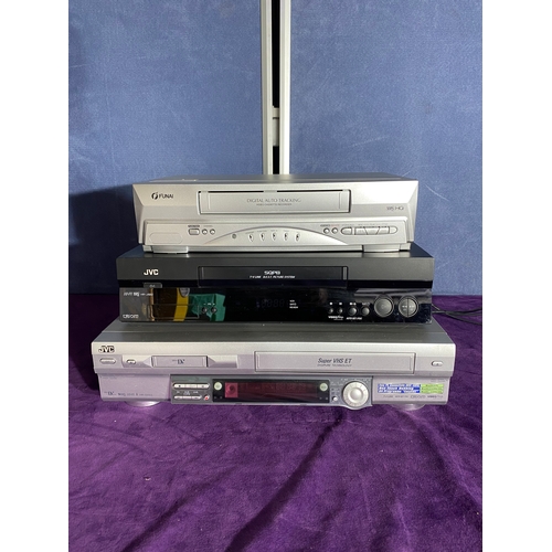 129 - Three VHS players