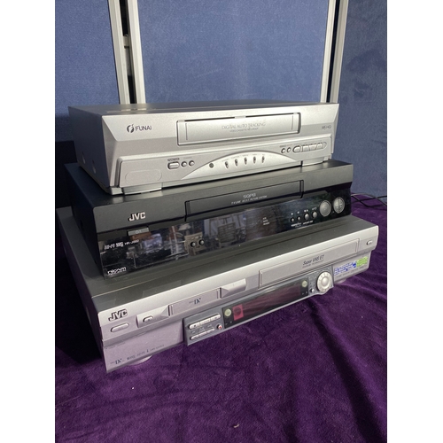 129 - Three VHS players