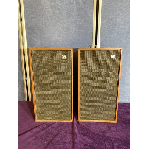 132 - A pair of Wharfedale 2W/120393A speakers