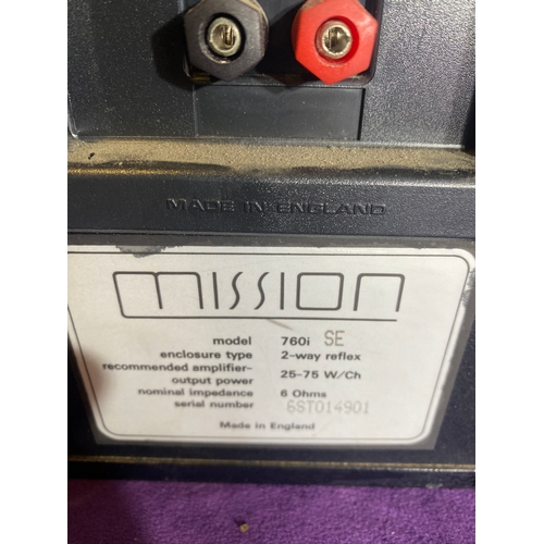134 - A pair of Mission 760I speakers