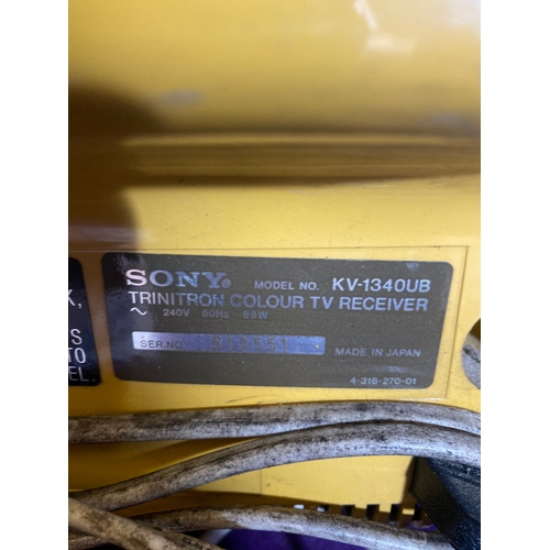 138 - Vintage Sony Trinitron Colour TV receiver Model No. KV-1340UB