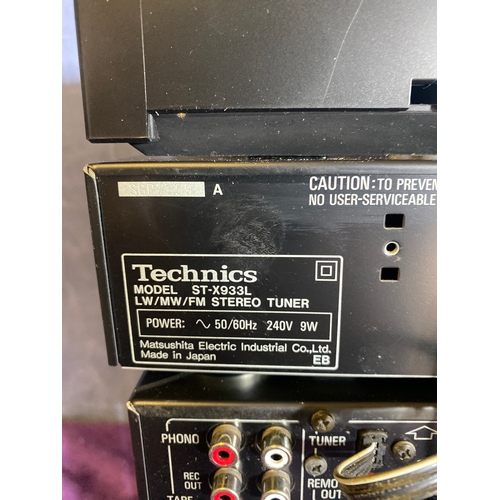 145 - Technics Hi-Fi audio system - RS X933, SU X933, ST X933L, SL J110R, SL PJ26A