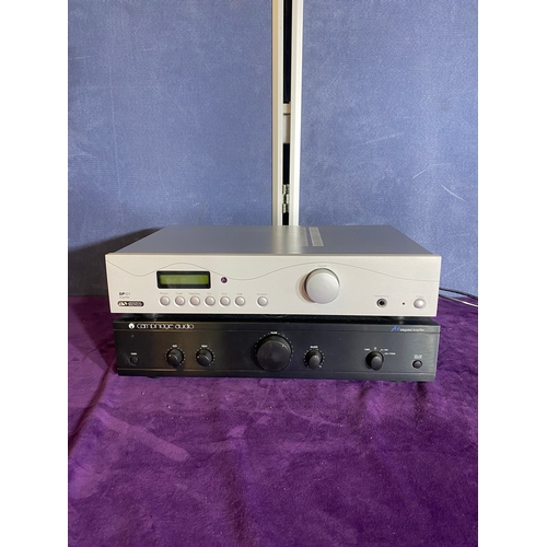 156 - Acoustic solutions model - SP101 integrated Amplifier and Cambridge Audio A- Series Integrated Ampli... 