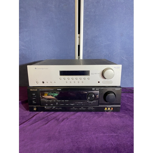 160 - Cambridge Audio Azur 540R AV receiver and Sherwood Audio/Video receiver RVD-6095RDS