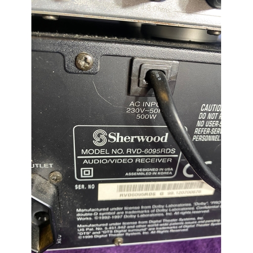 160 - Cambridge Audio Azur 540R AV receiver and Sherwood Audio/Video receiver RVD-6095RDS