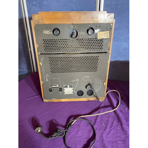 165 - Two Vintage radios including Phillips and Raymond electric LTD Magnavox