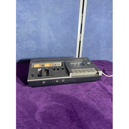 171 - A collection of electrical items including JVC stereo cassette deck CD-17040B, Yamaha music disk rec... 