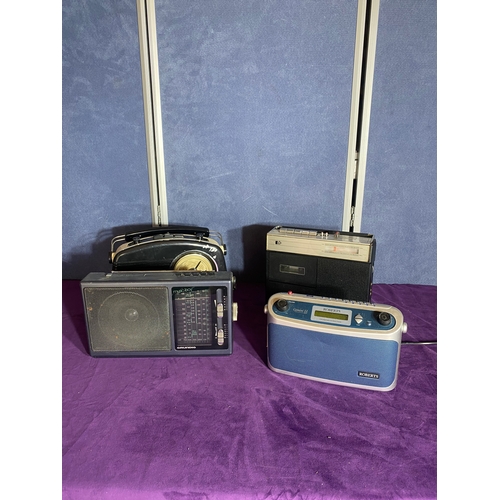 179 - A collection of Retro radios including Roberts, Grundig, Steepletone