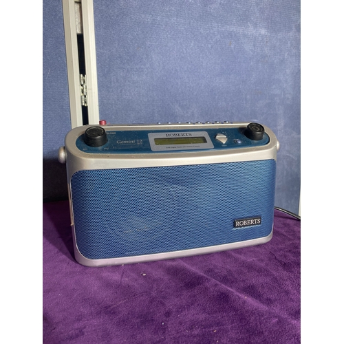 179 - A collection of Retro radios including Roberts, Grundig, Steepletone