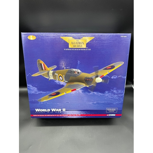 110 - Corgi AA35504 WW2 Fleet Air Arm Hawker Sea Hurricane Scale 1:32