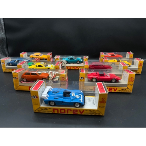 123 - 10 x 1970's Boxed French Norev 1/43 Scale Models includes Exclusive 24 Hours Lemans, Matra Simca, Li... 