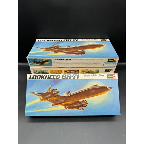 139 - Five 1970's Revell Lockheed SR-71 Secret U.S Spy Plane 1:72 Scale Model Kits - Excellent complete un... 