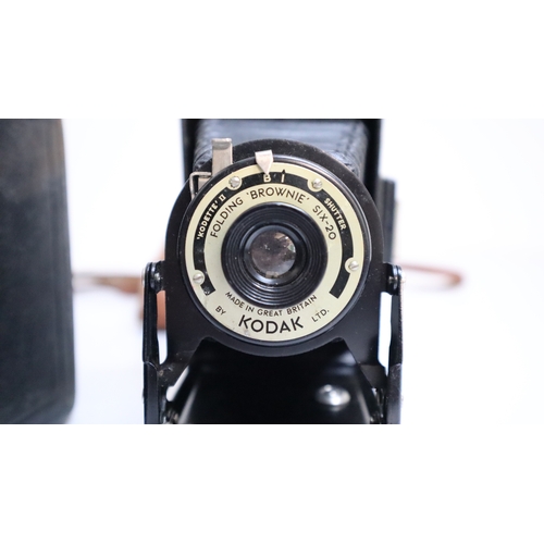 63A - Kodak Cine Model B , Kodak Brownie Junior Six-20, Folding Brownie Six -20