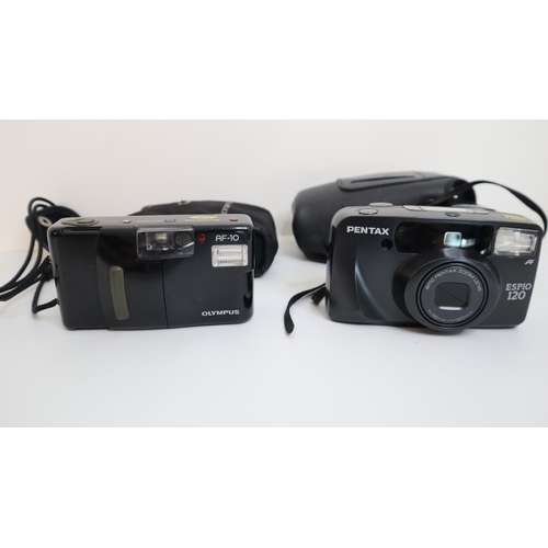 231 - Olympus AF10 + Pentax ESPIO 120 Compact Cameras