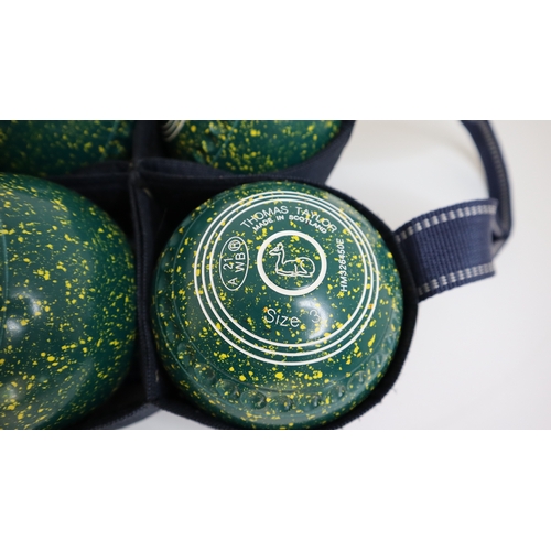 6 - Two sets of Taylor Lawn Bowls