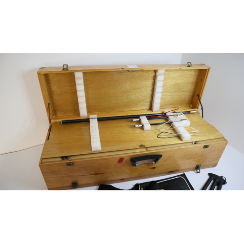 21 - Cased Sporting Bow + accessories