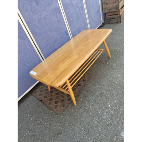 198 - Ercol plank coffee table - 40.5