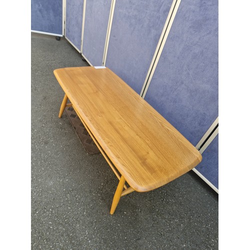 198 - Ercol plank coffee table - 40.5