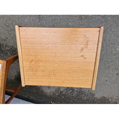 199 - Mid century Teak nest of three tables