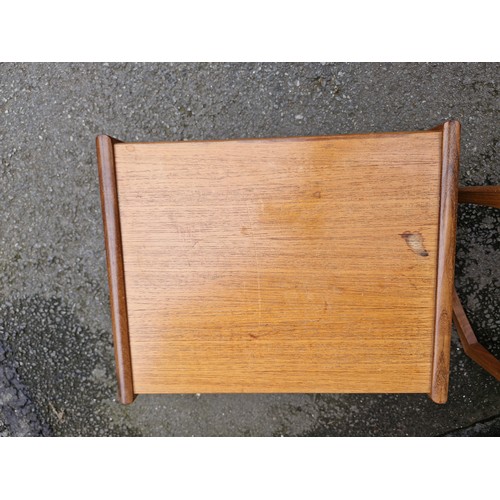 199 - Mid century Teak nest of three tables