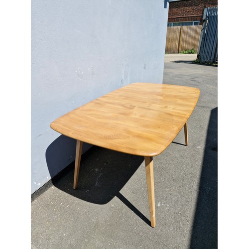 205 - Mid Century Ercol Dining Table and Six Chairs 960 BS 2056