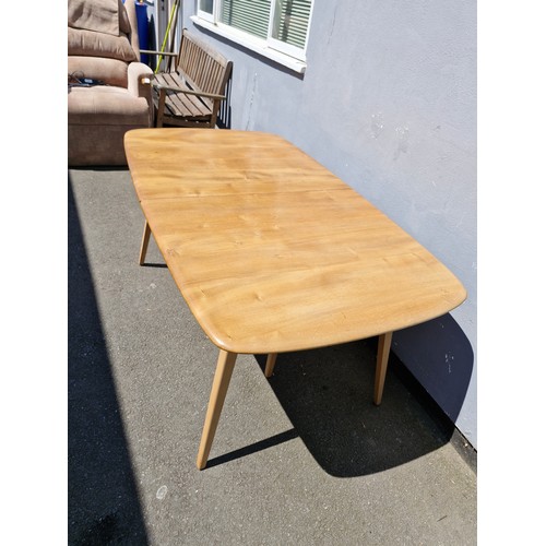 205 - Mid Century Ercol Dining Table and Six Chairs 960 BS 2056