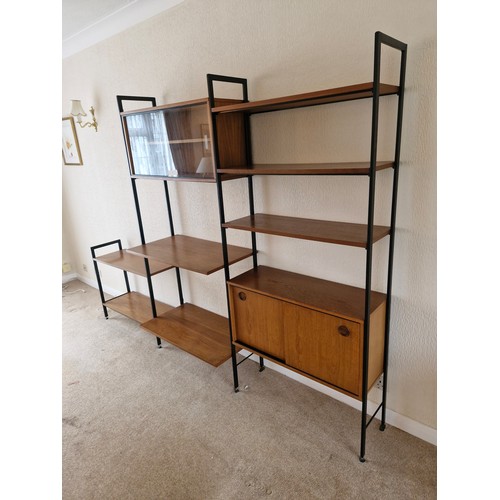 206 - Mid Century teak Avalon Shelving system