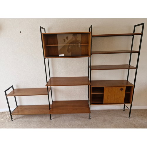 206 - Mid Century teak Avalon Shelving system