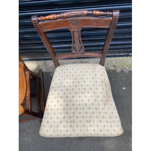 228 - Two vintage chairs