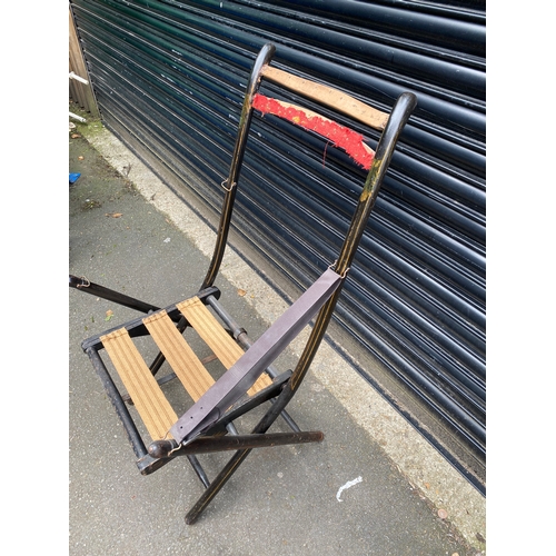 236 - Antique ebonised chair