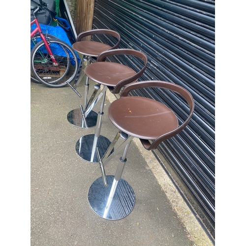 248 - A trio of Modern Fasem Italian Bar stools