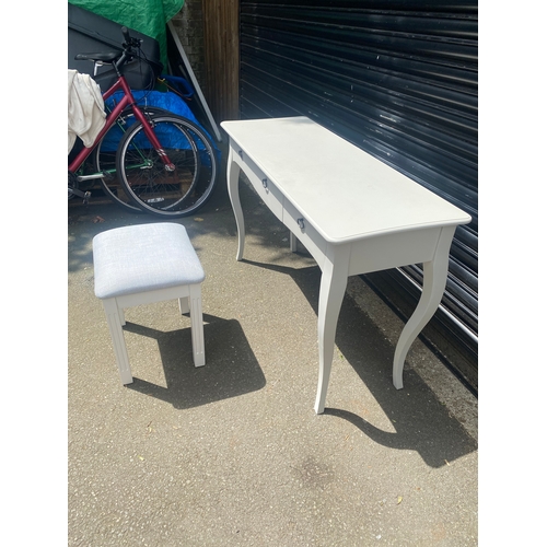 250 - Modern Vanity/dressing table With stool.