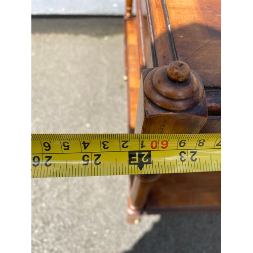 254 - Vintage Two tier side table with drawer