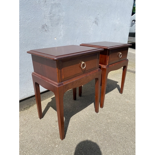 261 - A pair of Stag bedside tables.