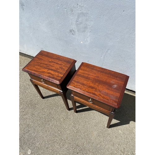 261 - A pair of Stag bedside tables.