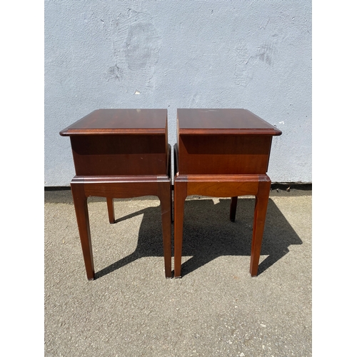 261 - A pair of Stag bedside tables.