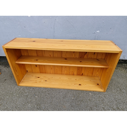 302 - Ducal Pine stool and Hamlet wall shelf