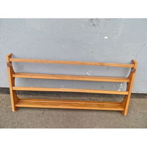 304 - Mid century Ercol plate rack