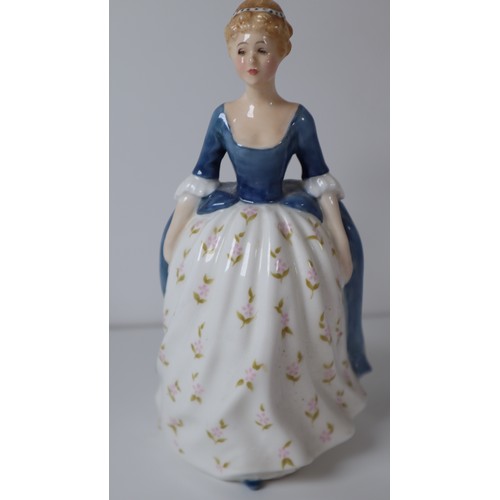 30 - Four Royal Doulton Porcelain Figures - Alison HN 2336, Bo Peep HN 1811, Nicola HN2839, Masquerade HN... 