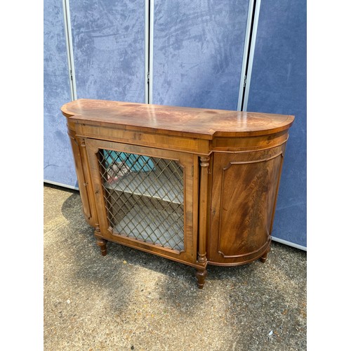 308 - 19th Century Mahogany Grill Front Credenza 122cm x 39cm x 83cm