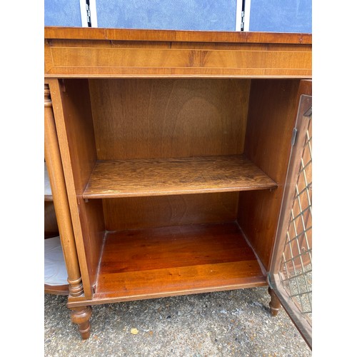 308 - 19th Century Mahogany Grill Front Credenza 122cm x 39cm x 83cm