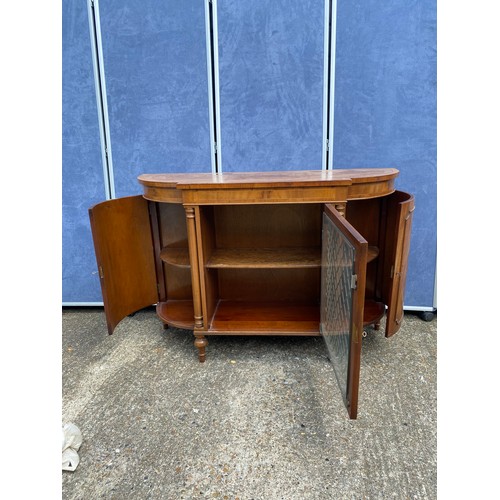 308 - 19th Century Mahogany Grill Front Credenza 122cm x 39cm x 83cm