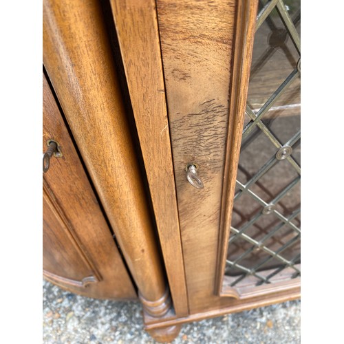 308 - 19th Century Mahogany Grill Front Credenza 122cm x 39cm x 83cm