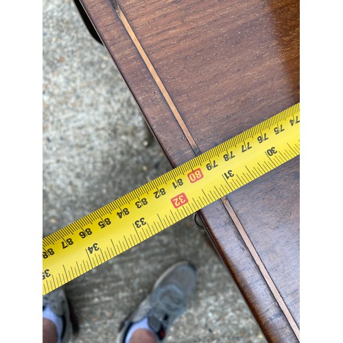 317 - 19th Century Mahogany Pembroke Table with lockable drawer - 81cm x 45cm x 71cm